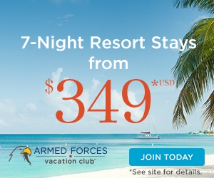 Military family vacations