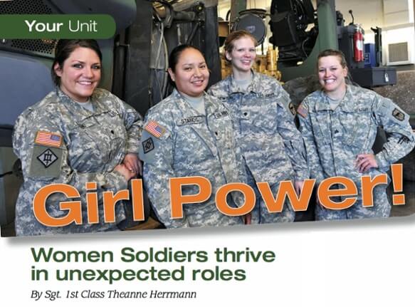 Girl Power - Women Soldiers thrive in unexpected roles