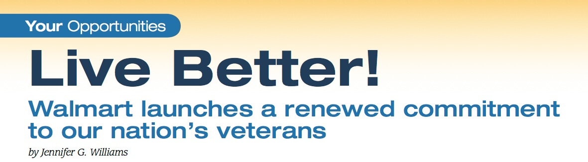 Walmart launches a renewed commitment to out nation's veterans