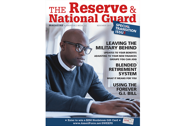 Reserve and National Guard November 2017