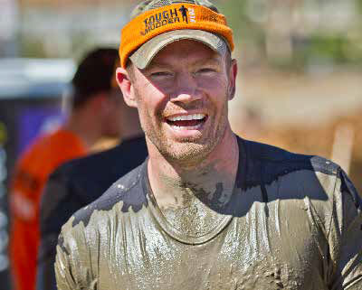 LAKE ELSINORE, Calif. (October 10, 2016) – Nate Boyer, a former Army Special Forces Soldier and current NFL player, participated in the Southern California Tough Mudder with several veteran friends on Oct. 8.  The Army Reserve is a sponsor for the Southern California Tough Mudder, where participants run a basic-training like course over ten miles long with 22 different team obstacles. "I'm afraid of heights and don't like getting shocked, but this event gave us the opportunity to work together as a team and face our individual fears," said Boyer