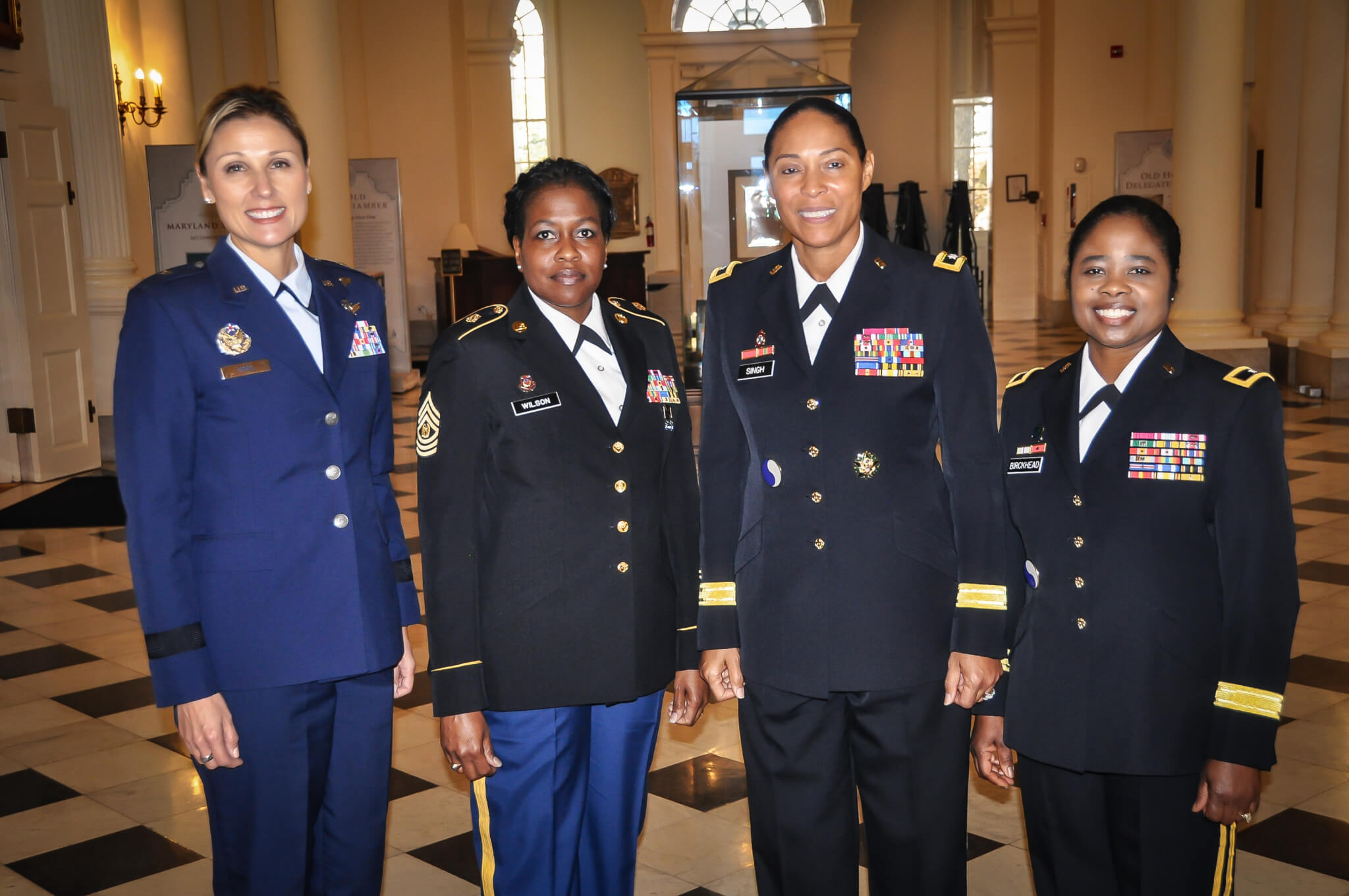 A first of the 54: Maryland National Guard reached a historic moment last year by having the first-ever all-female command staff.