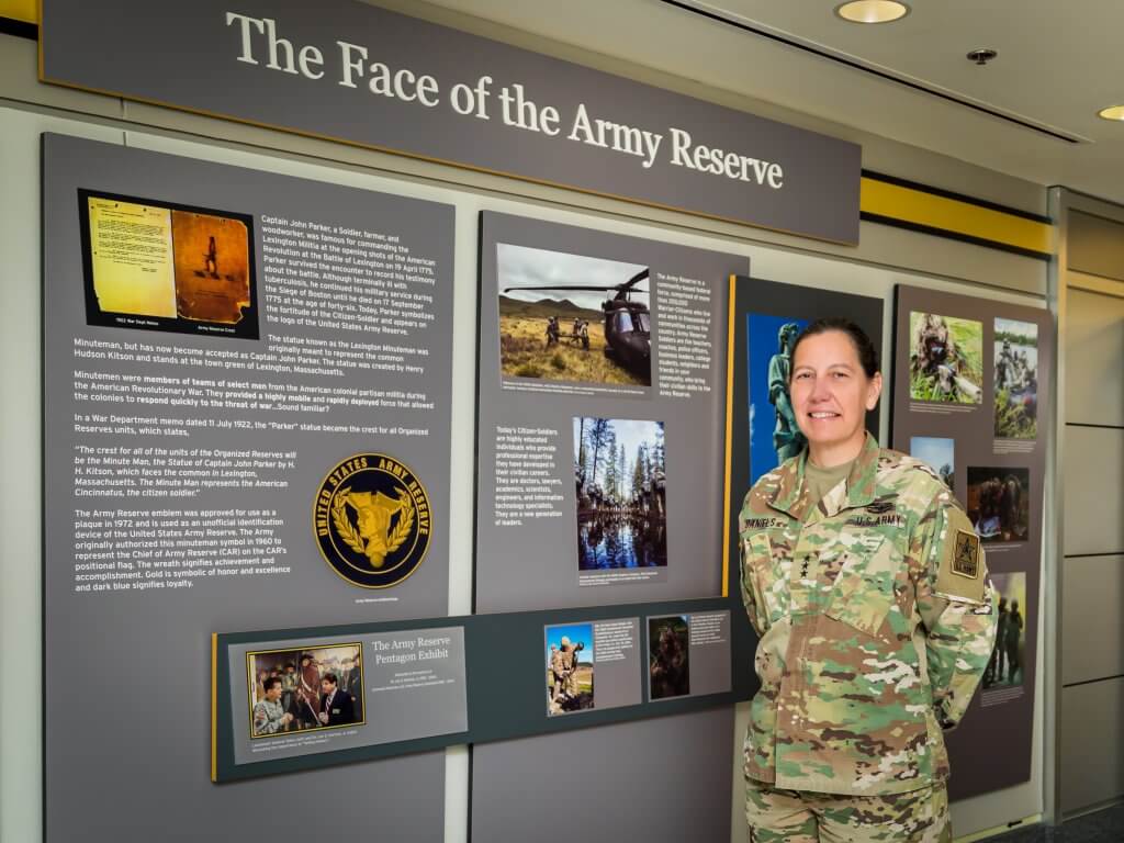 Daniels as the new face of the Army reserve