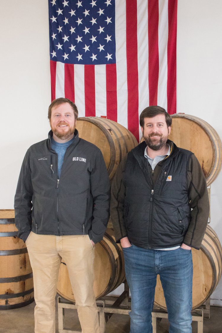 Navy veterans Mark McLaughlin and Arch Watkins opened Old Line Spirits in 2017 with financial backing from fellow service members.