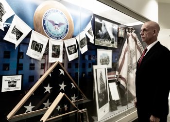 Franklin Childress was assigned to the Pentagon just days before the Sept. 11 attacks. Today, he is the deputy director of Army Reserve Strategic Communications. Photo by Trish Alegre-Smith.