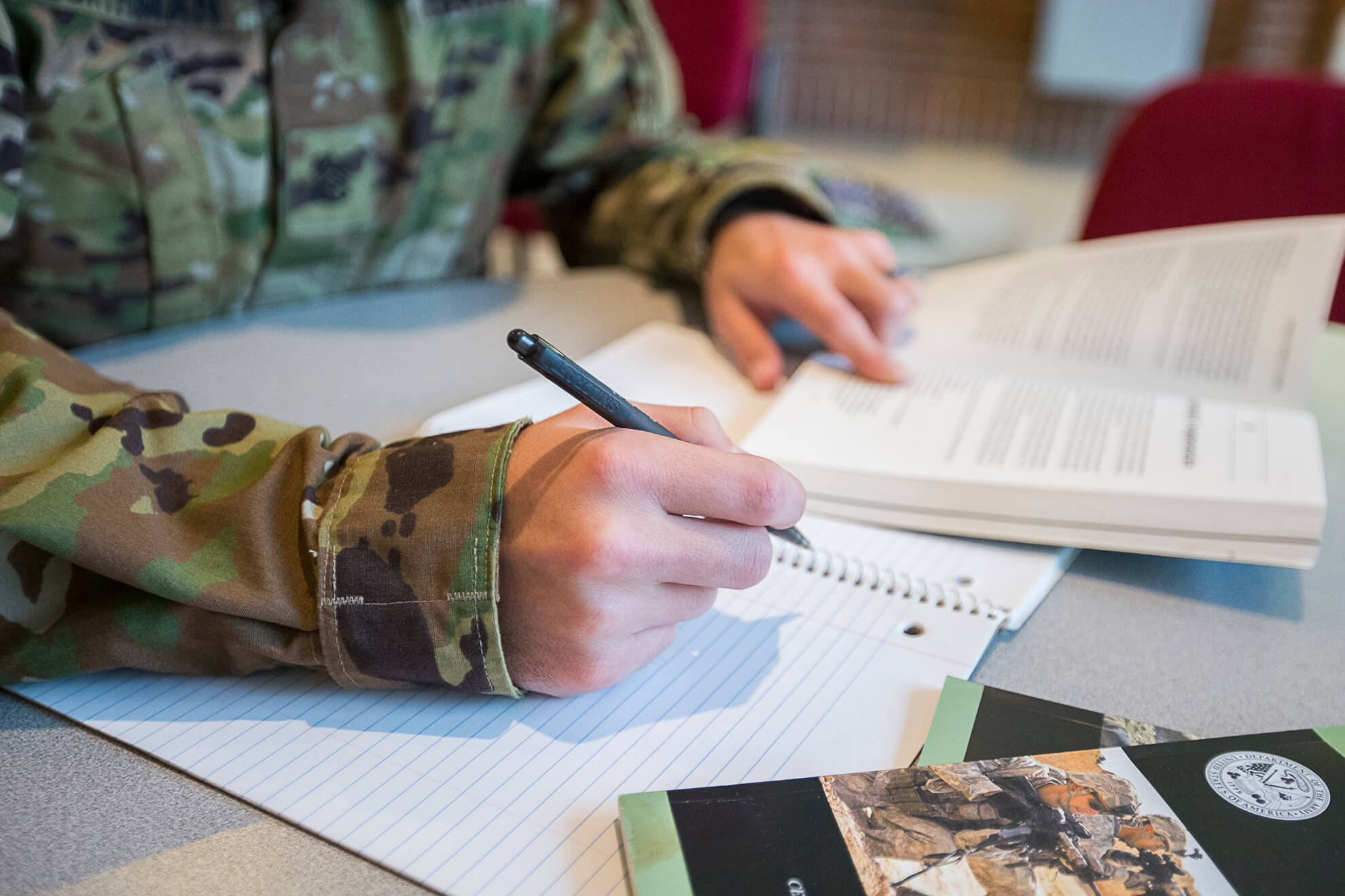 Service members, veterans and military retirees have a number of financial aid options they may be qualified for beyond military service-provided tuition assistance, according to Joint Base Myer-Henderson Hall Education Center officials. Photo by Nell Kin