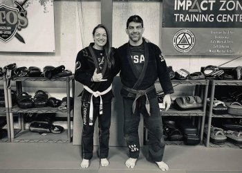 Lara and Carlos Soto at their training center. Courtesy photo