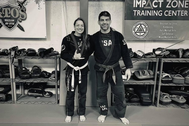 Lara and Carlos Soto at their training center. Courtesy photo