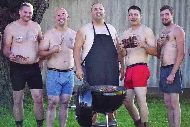 From the 2019 "Barbecue Boy Toys" Calendar. Courtesy of Steve Lulofs