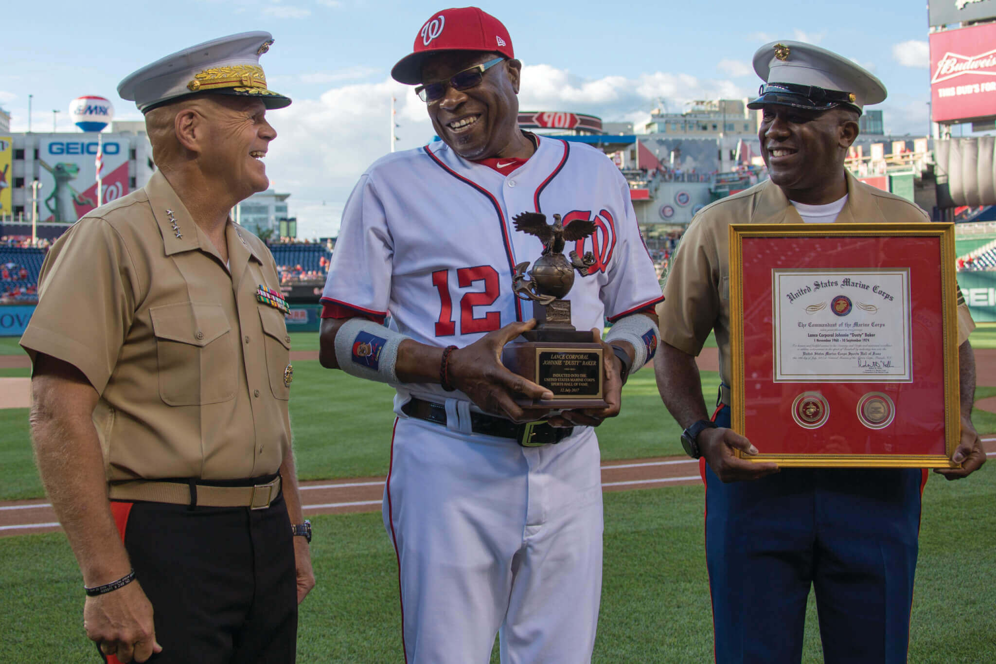 MLB legend Dusty Baker talks Marine roots
