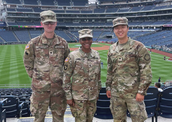 A Fort Belvoir SRU outing for soldiers to the Nationals baseball game. Courtesy photo