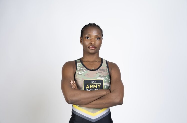 Spc. Adaugo Nwachukwu, currently serving in the 224 Brigade Engineer Battalion, 2/34 Infantry Brigade Combat Team, won her wrestling match April 14, advancing her to United World Wrestling U23 Pan-American Championships 2024.