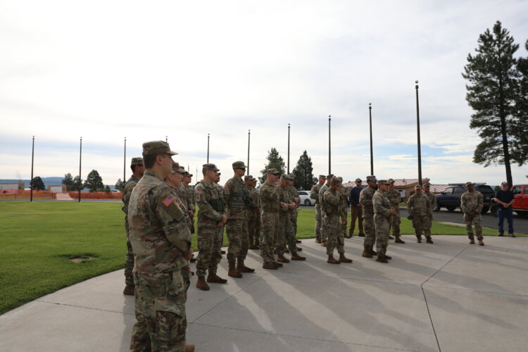 Arizona Army National Guard members competed in a biathlon last year in remembrance of the events that took place on 9/11. Photo by Spc. Micheala Cartrette