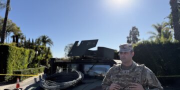 1st Lt. Nick Knauer. Photo courtesy of Cal Guard