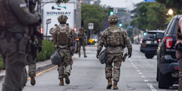 california national guard deployment los angeles