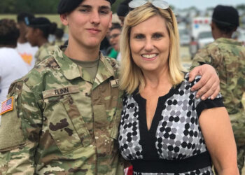 ARA Jennifer Flinn with her son Staff Sgt. Mathew Flinn. Courtesy photo