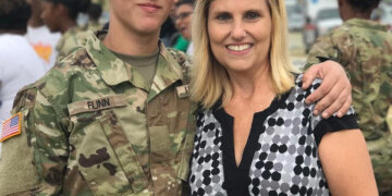 ARA Jennifer Flinn with her son Staff Sgt. Mathew Flinn. Courtesy photo