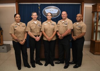 Finalists for the 2024 Navy Reserve Sailor of the Year. Photo by MCC Patrick Gordon 