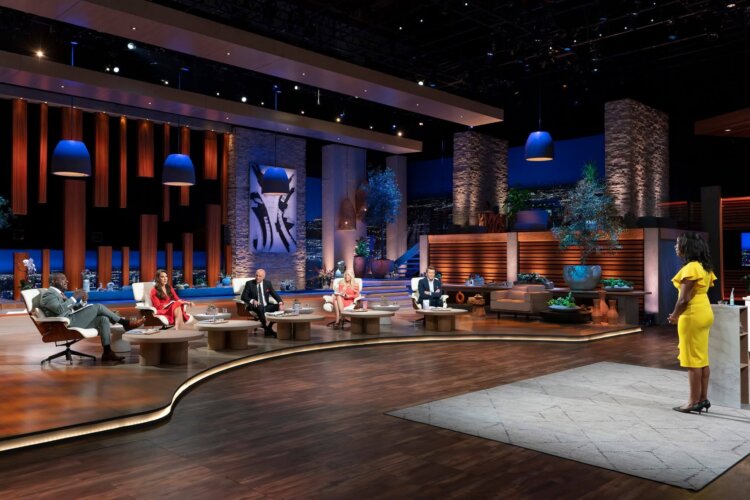 Lt. Cmdr. Thereasa Black during her "Shark Tank" appearance. Photo courtesy of St. Mary’s County Economic Development/ Facebook