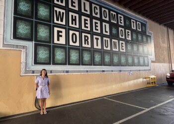 Missouri National Guard Capt. Rachael Stark shares the experience of being on "Wheel of Fortune." Photo courtesy of Sony Pictures Television