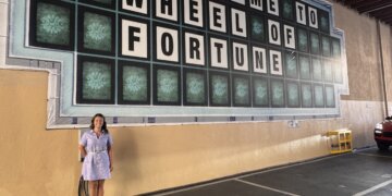 Missouri National Guard Capt. Rachael Stark shares the experience of being on "Wheel of Fortune." Photo courtesy of Sony Pictures Television