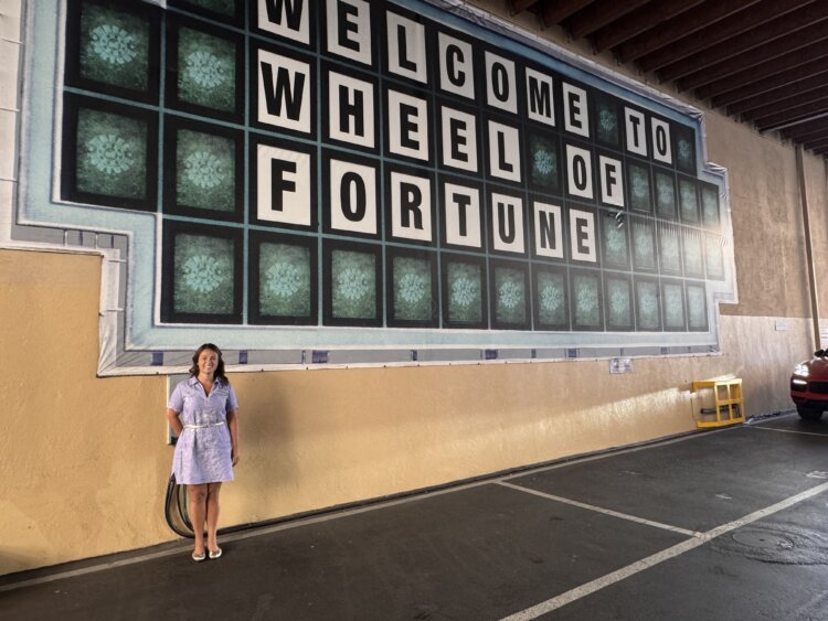 Missouri National Guard Capt. Rachael Stark shares the experience of being on "Wheel of Fortune." Photo courtesy of Sony Pictures Television