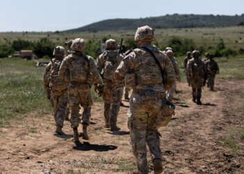 Soldiers participate in a live fire exercise in Bulgaria in May 2026. Photo by Sgt. Alexandria Romanack. 