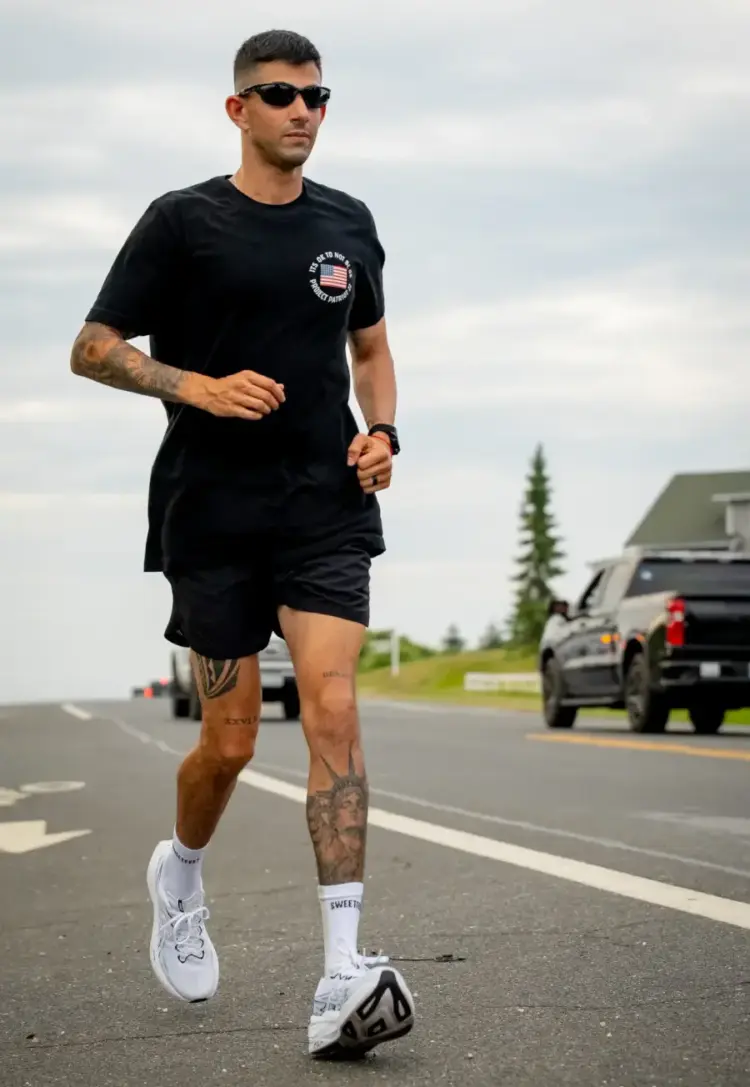 Army National Guard veteran runs 133 miles for mental health awareness